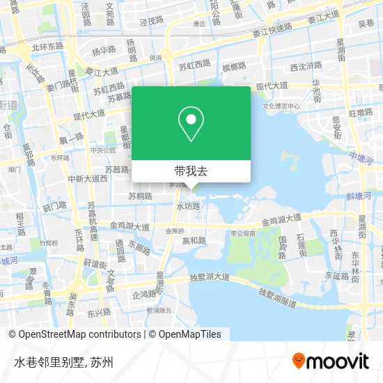 水巷邻里别墅地图