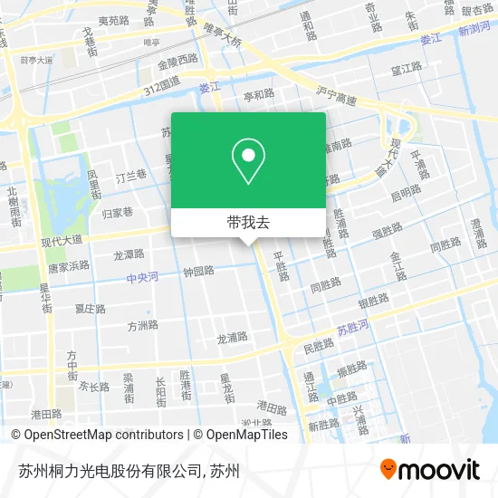 苏州桐力光电股份有限公司地图