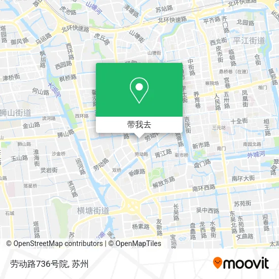劳动路736号院地图