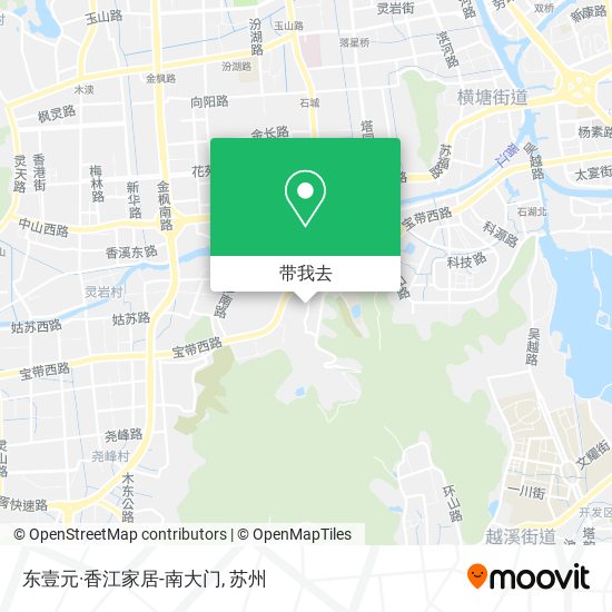 东壹元·香江家居-南大门地图