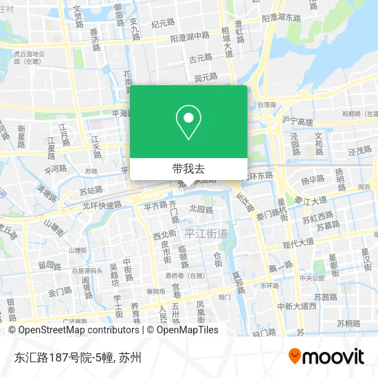 东汇路187号院-5幢地图