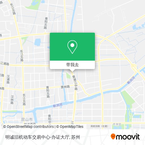 明诚旧机动车交易中心-办证大厅地图