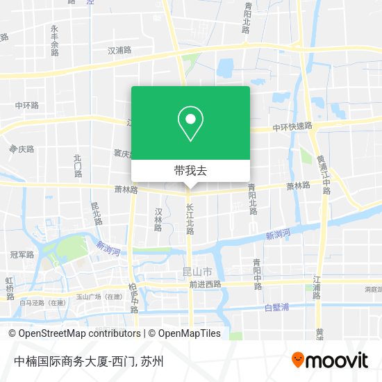 中楠国际商务大厦-西门地图