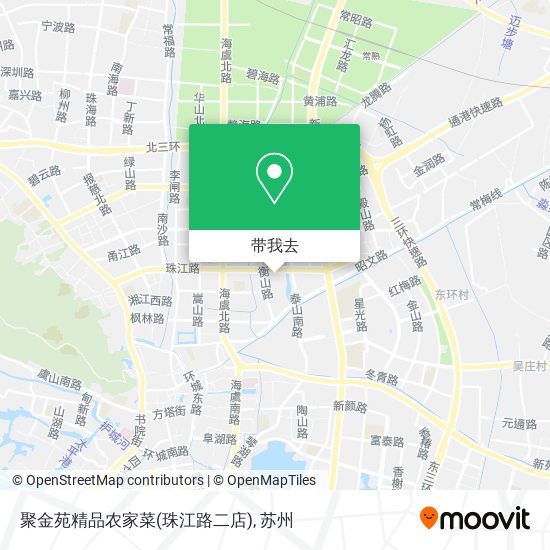 聚金苑精品农家菜(珠江路二店)地图