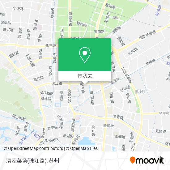 漕泾菜场(珠江路)地图