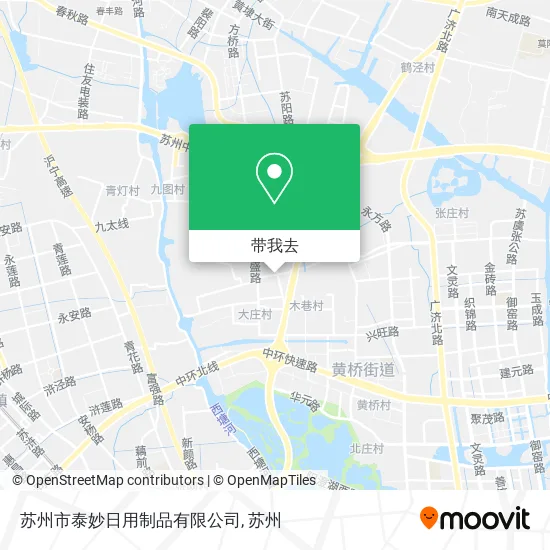 苏州市泰妙日用制品有限公司地图