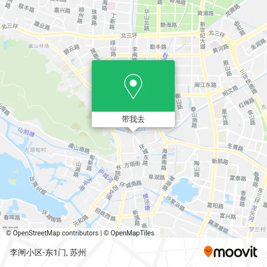 李闸小区-东1门地图