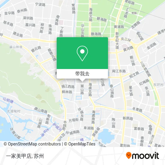 一家美甲店地图