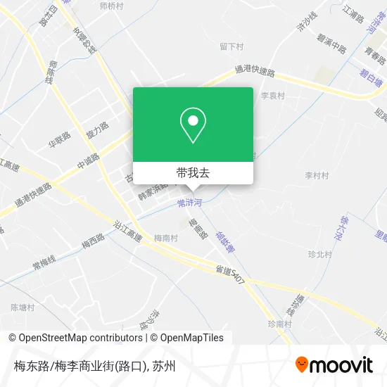 梅东路/梅李商业街(路口)地图
