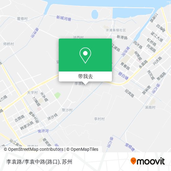 李袁路/李袁中路(路口)地图