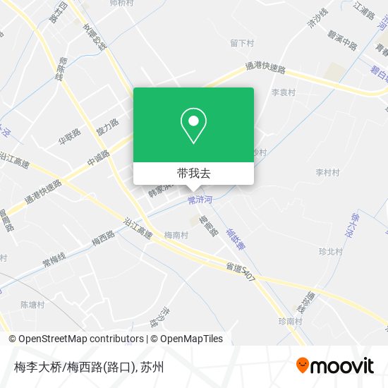 梅李大桥/梅西路(路口)地图