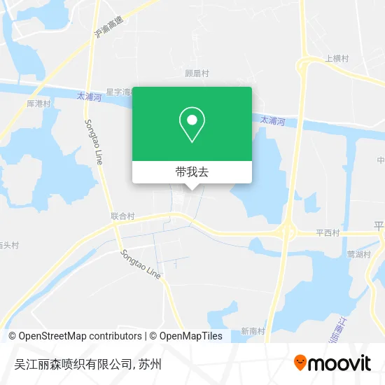 吴江丽森喷织有限公司地图