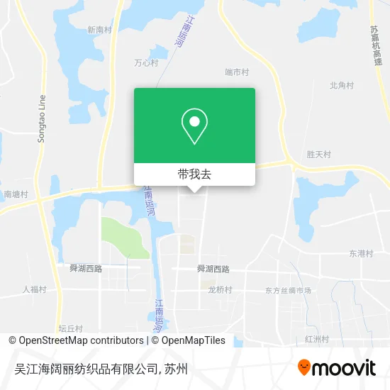 吴江海阔丽纺织品有限公司地图