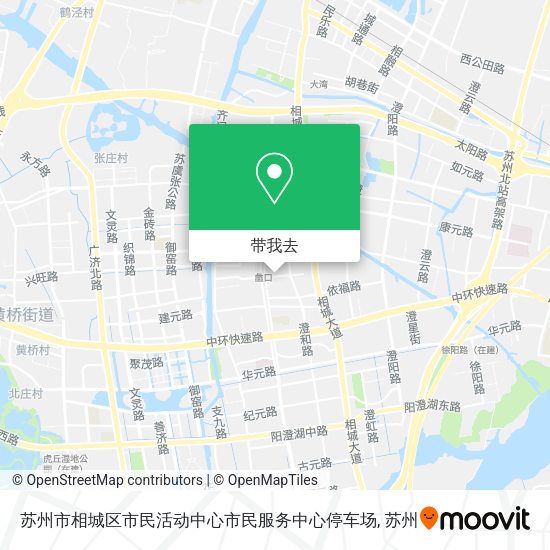 苏州市相城区市民活动中心市民服务中心停车场地图