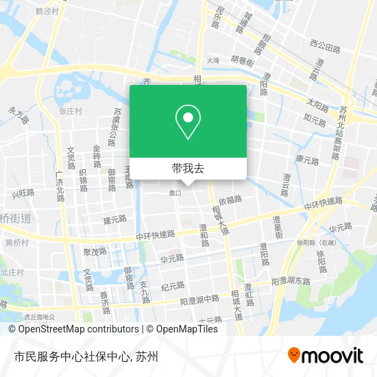 市民服务中心社保中心地图