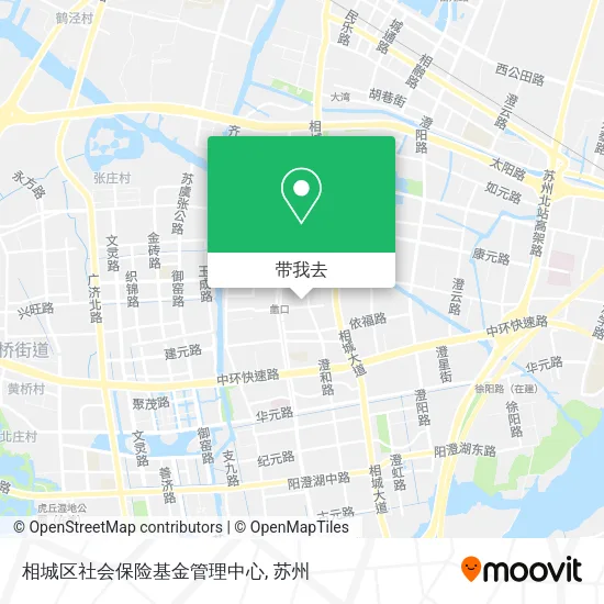 相城区社会保险基金管理中心地图