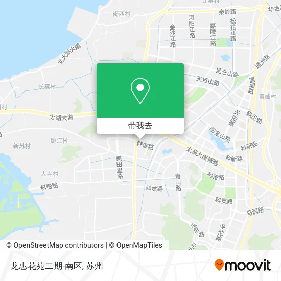 龙惠花苑二期-南区地图