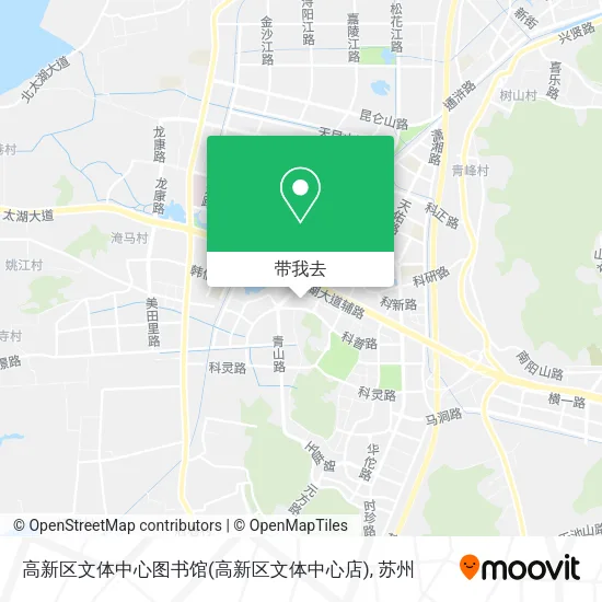 高新区文体中心图书馆(高新区文体中心店)地图