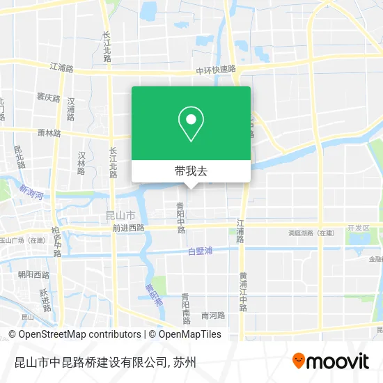 昆山市中昆路桥建设有限公司地图