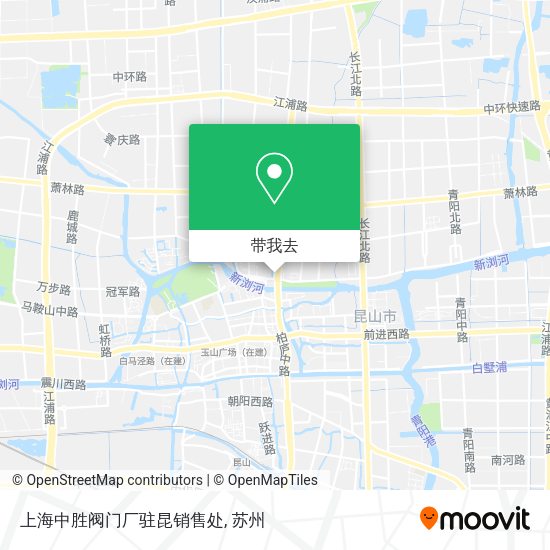 上海中胜阀门厂驻昆销售处地图