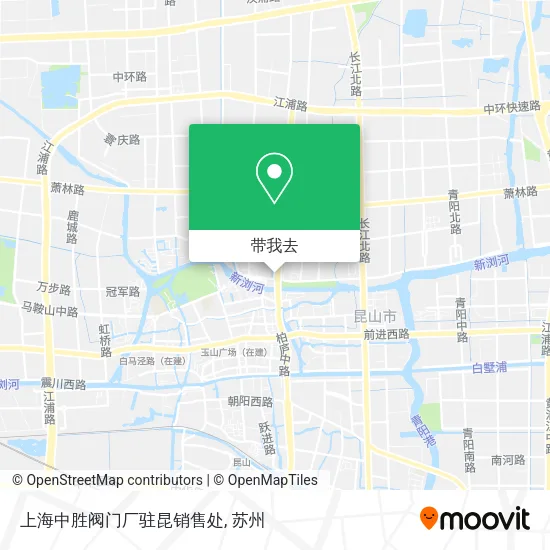 上海中胜阀门厂驻昆销售处地图