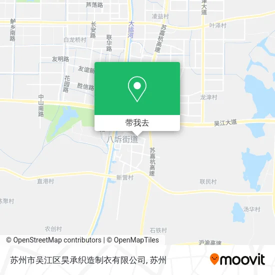 苏州市吴江区昊承织造制衣有限公司地图