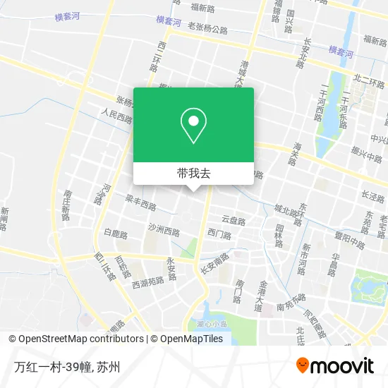 万红一村-39幢地图