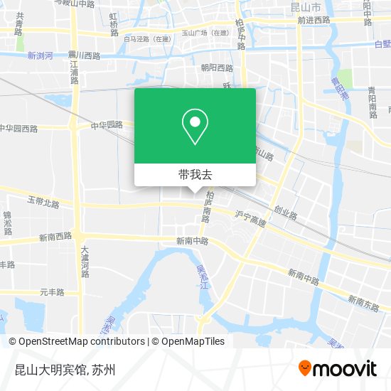昆山大明宾馆地图
