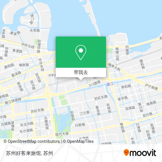 苏州好客来旅馆地图