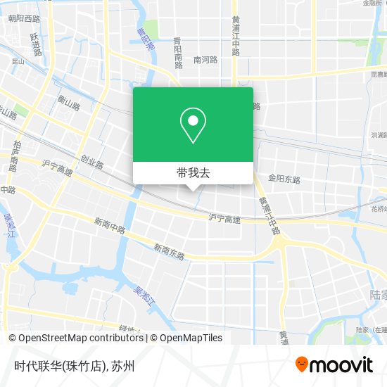 时代联华(珠竹店)地图