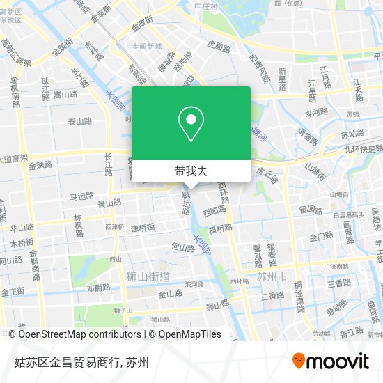 姑苏区金昌贸易商行地图