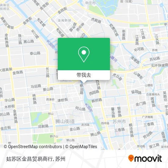 姑苏区金昌贸易商行地图