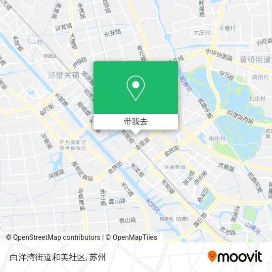 白洋湾街道和美社区地图