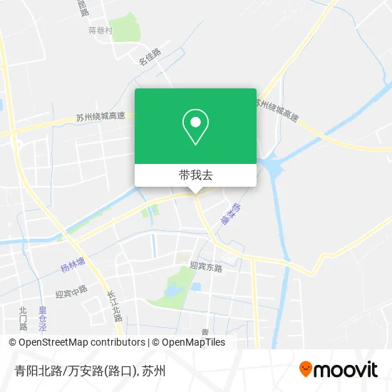 青阳北路/万安路(路口)地图