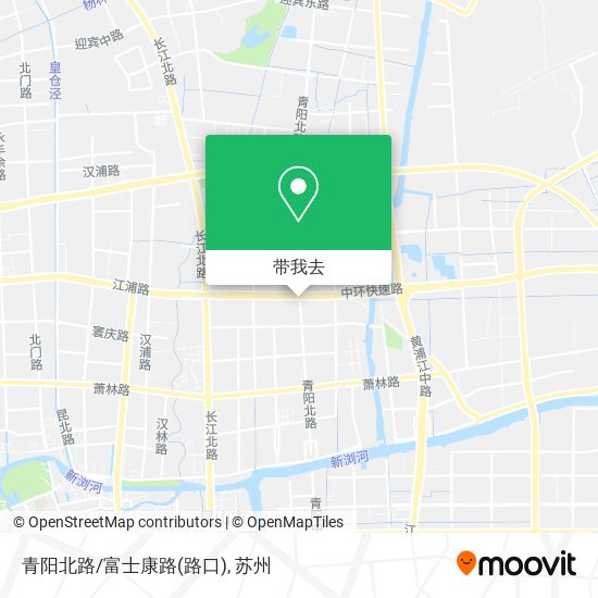 青阳北路/富士康路(路口)地图