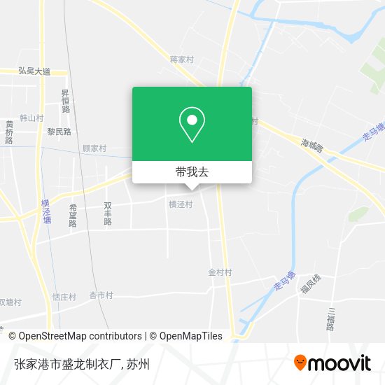 张家港市盛龙制衣厂地图