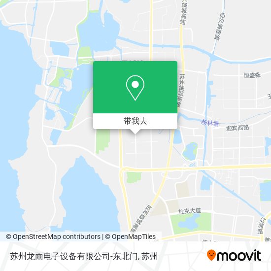 苏州龙雨电子设备有限公司-东北门地图