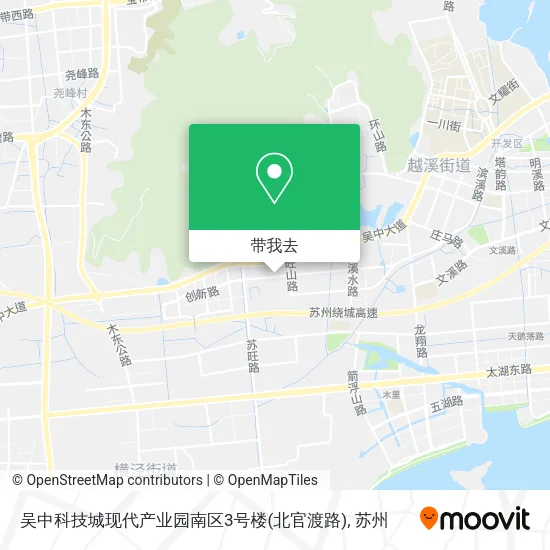 吴中科技城现代产业园南区3号楼(北官渡路)地图