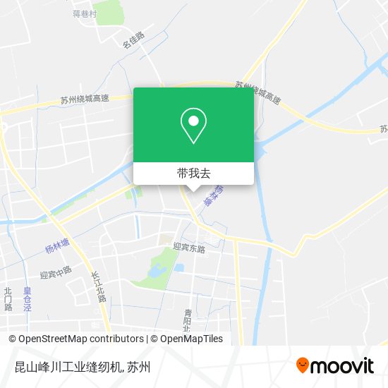 昆山峰川工业缝纫机地图