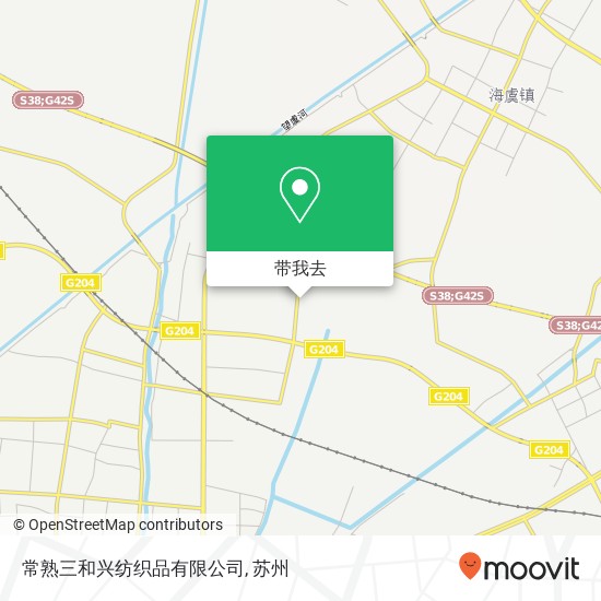 常熟三和兴纺织品有限公司地图