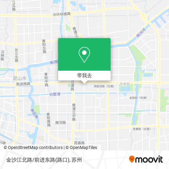 金沙江北路/前进东路(路口)地图