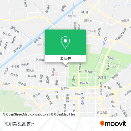 忠明美发店地图