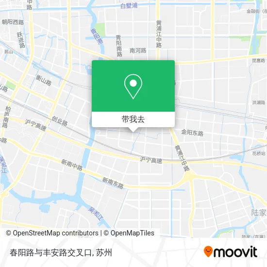 春阳路与丰安路交叉口地图
