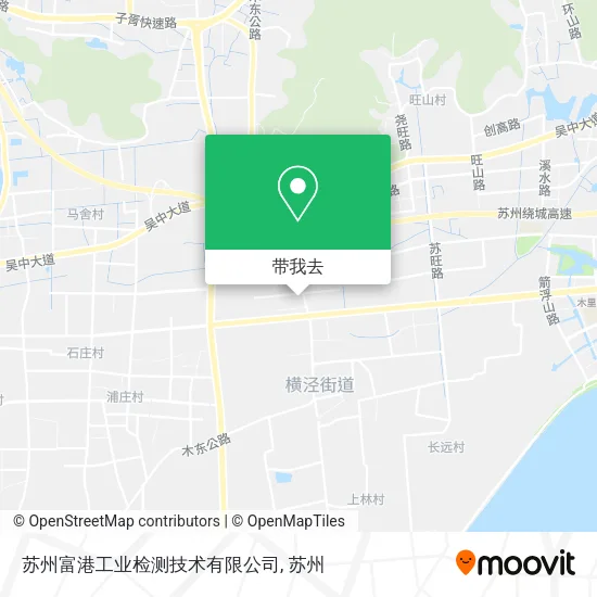 苏州富港工业检测技术有限公司地图