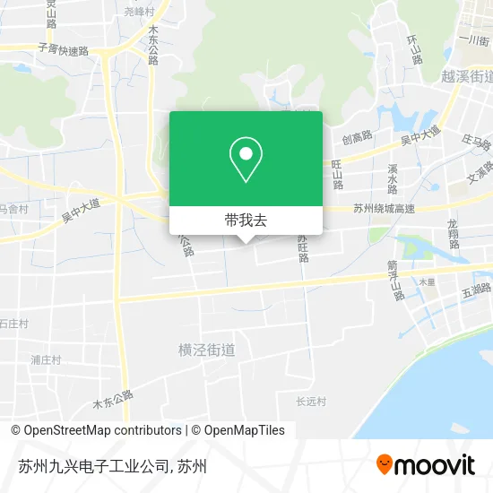 苏州九兴电子工业公司地图