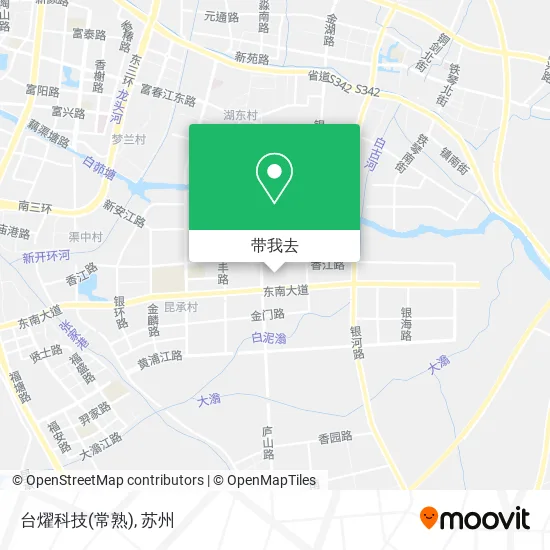 台燿科技(常熟)地图