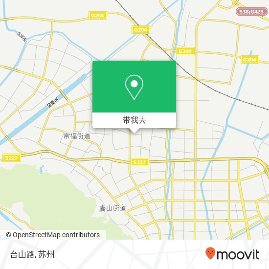 台山路地图