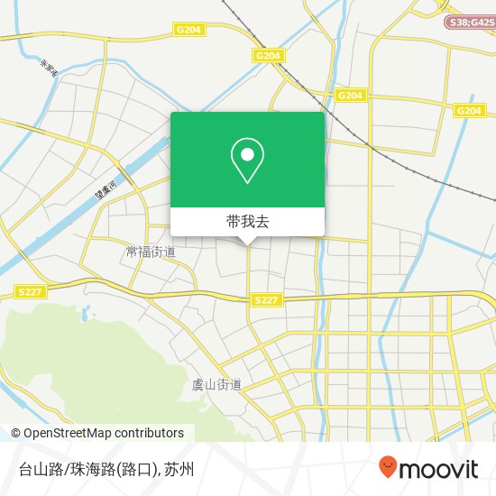 台山路/珠海路(路口)地图