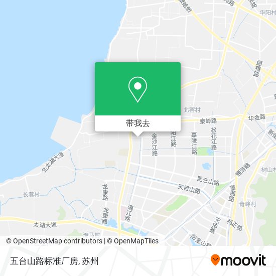 五台山路标准厂房地图