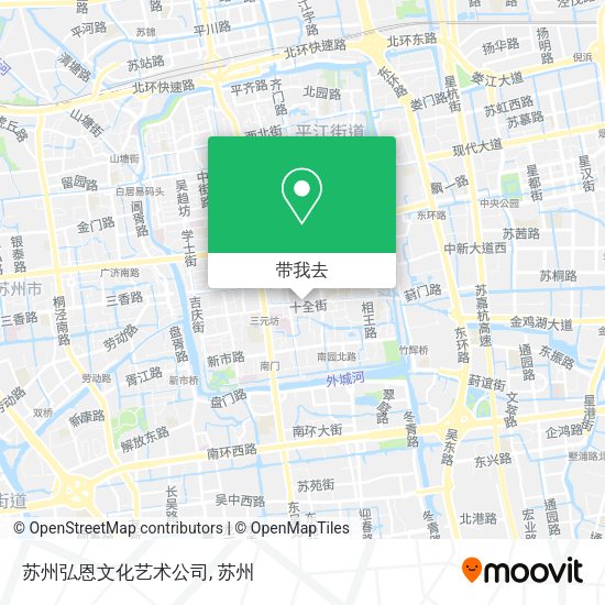 苏州弘恩文化艺术公司地图